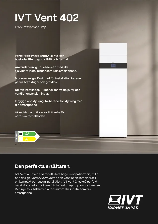 Produktblad Vent 402