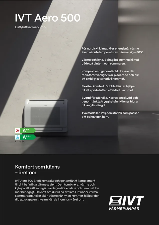 Produktblad Aero 500