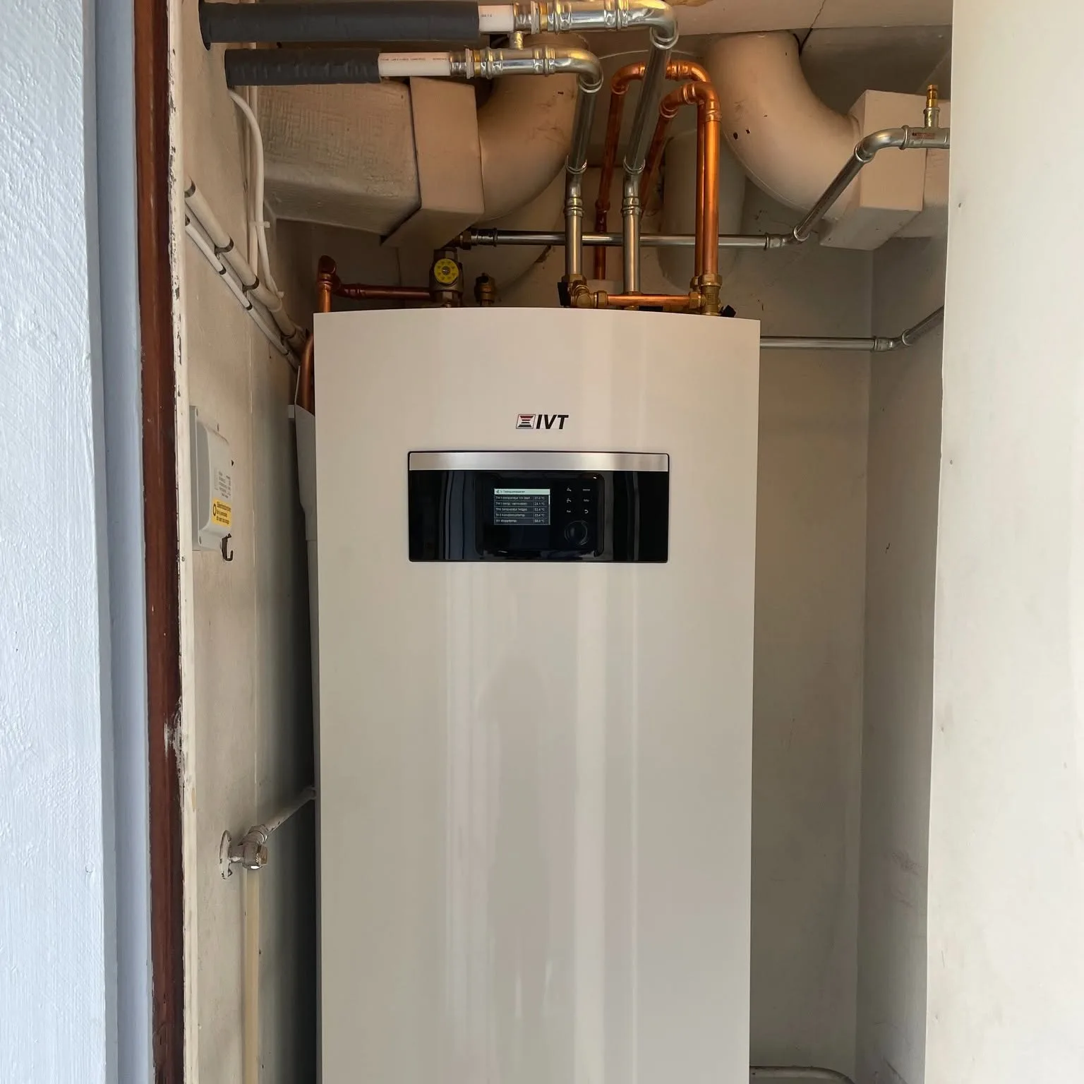 IVT AirX 407 luft/vattenvärmepump installerad i Kållered