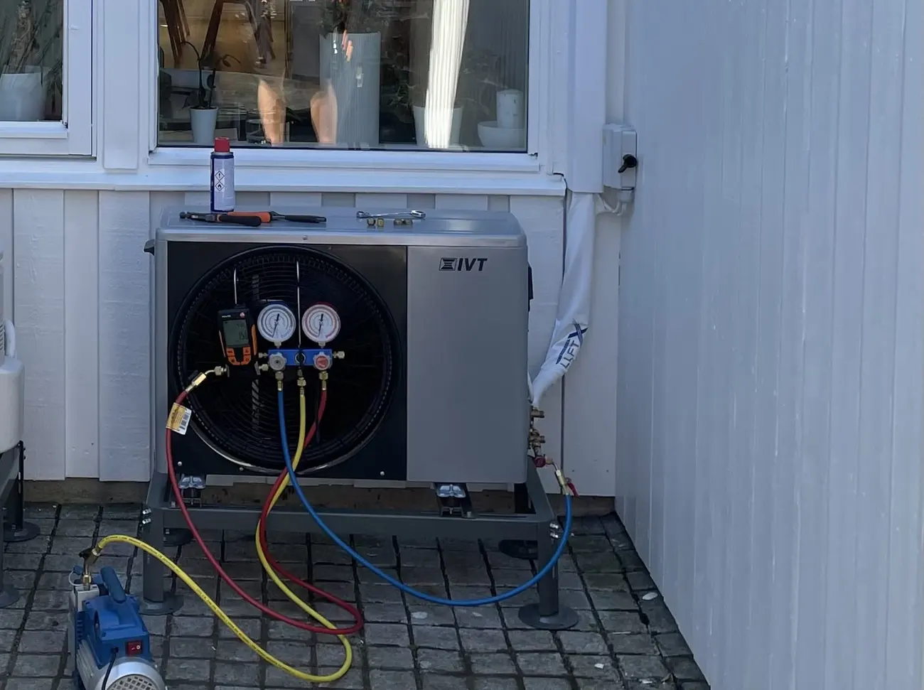 Driftsättning av IVT AirX utomhus i Onsala