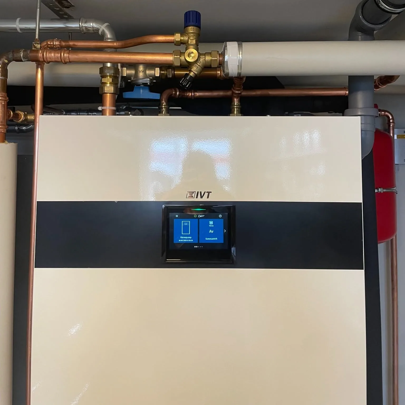 Installation av bergvärmepump med köldmediet R290 i Berghem