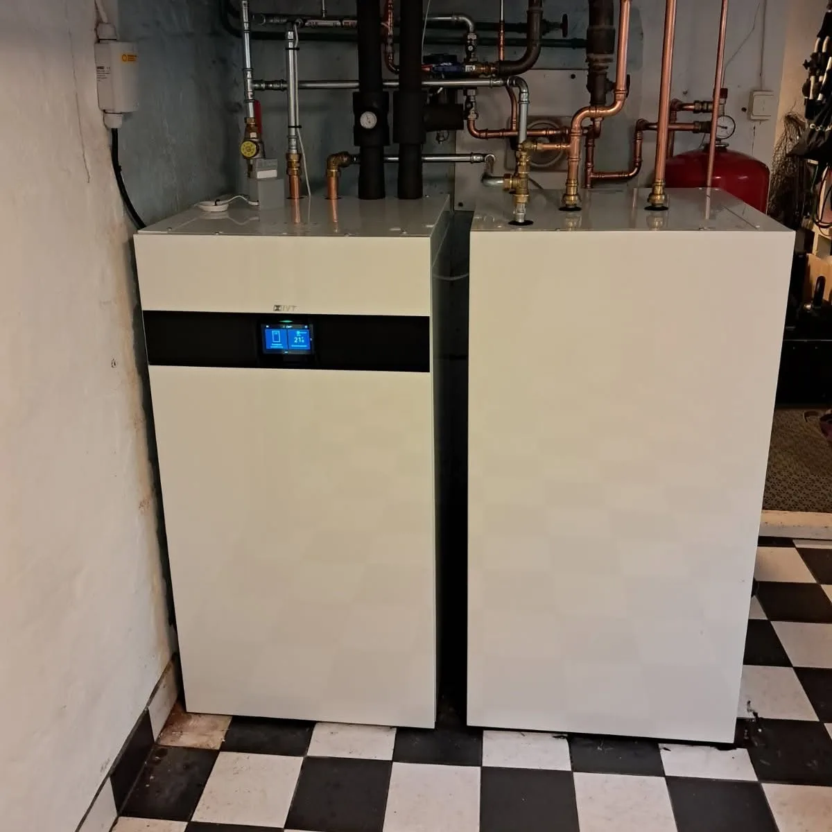Bergvärmepumpsinstallation hos kund i Skene